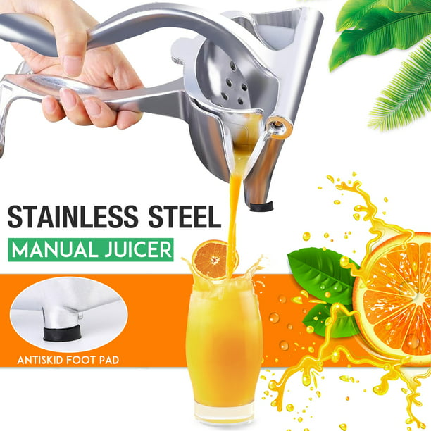 Manual Juicer Hand Juice Press Wood Squeezer Fruit Extractor Bar Kitchen Tool 
